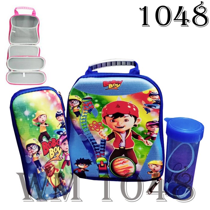 

Gaya Tas Ransel Kecil Set Kotak Pencil Free Botol Minum Limited