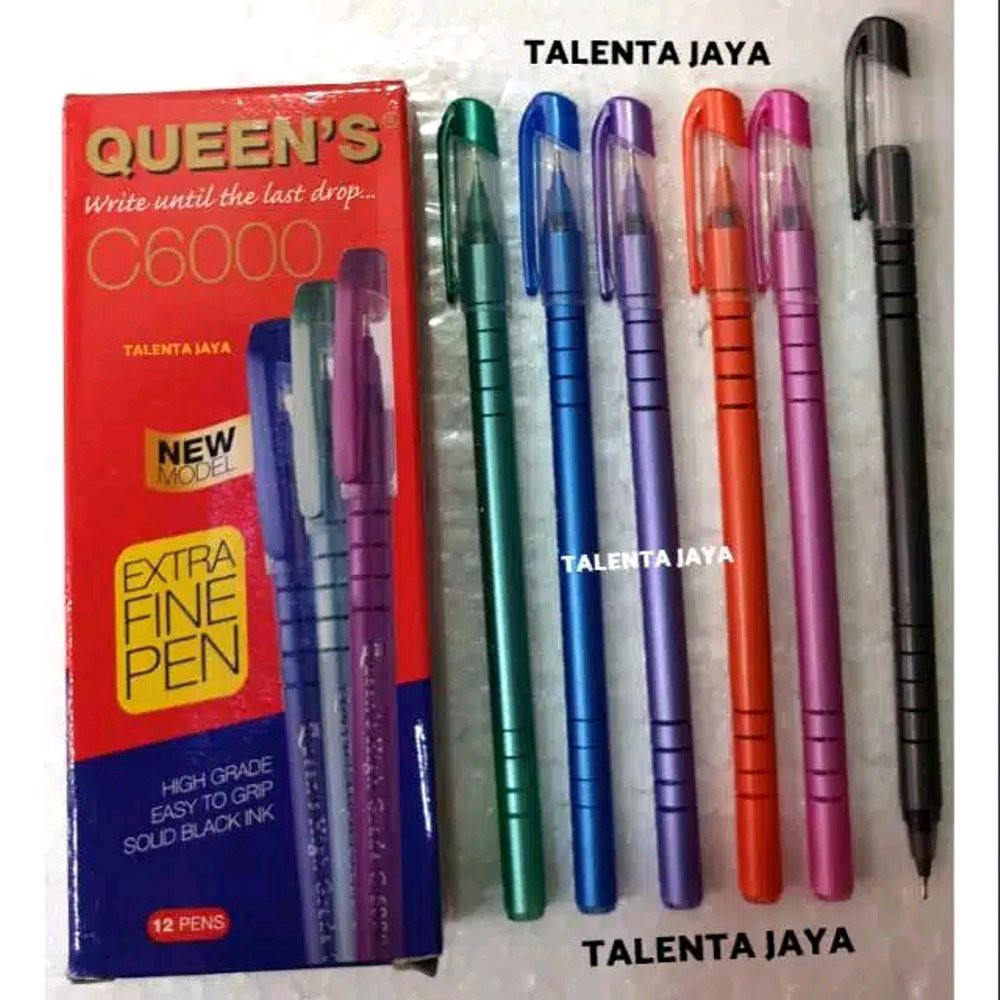 

Dijual Pulpen Queen C6000 Lusinan Berkualitas
