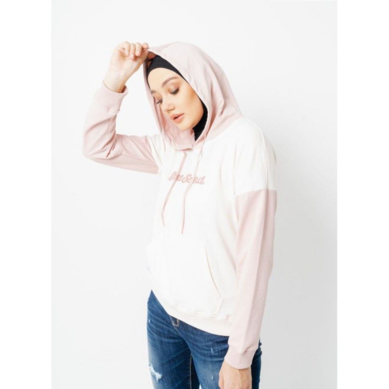 HOODIE CEWEK 3SECOND KOMBINASI DUA WARNA-4