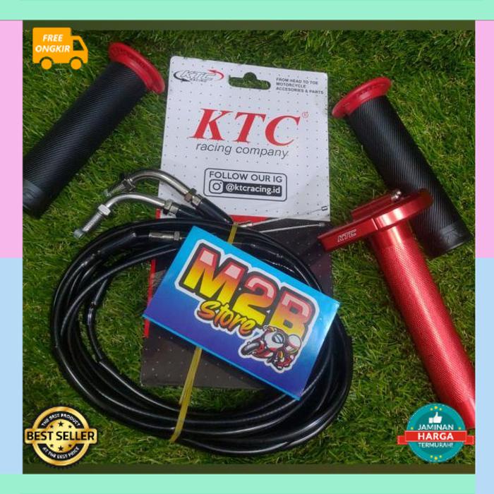 COD original Gas spontan Ktc kytaco Nmax Aerox MX king Rx king R15 R25 Cb CBR Ninja - Hitam