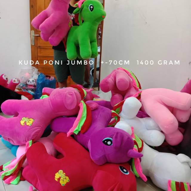 Boneka kuda poni jumbo