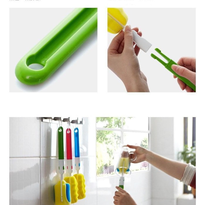 Spons Cuci Botol / Spons Pembersih Botol /Bottle Brush Spons