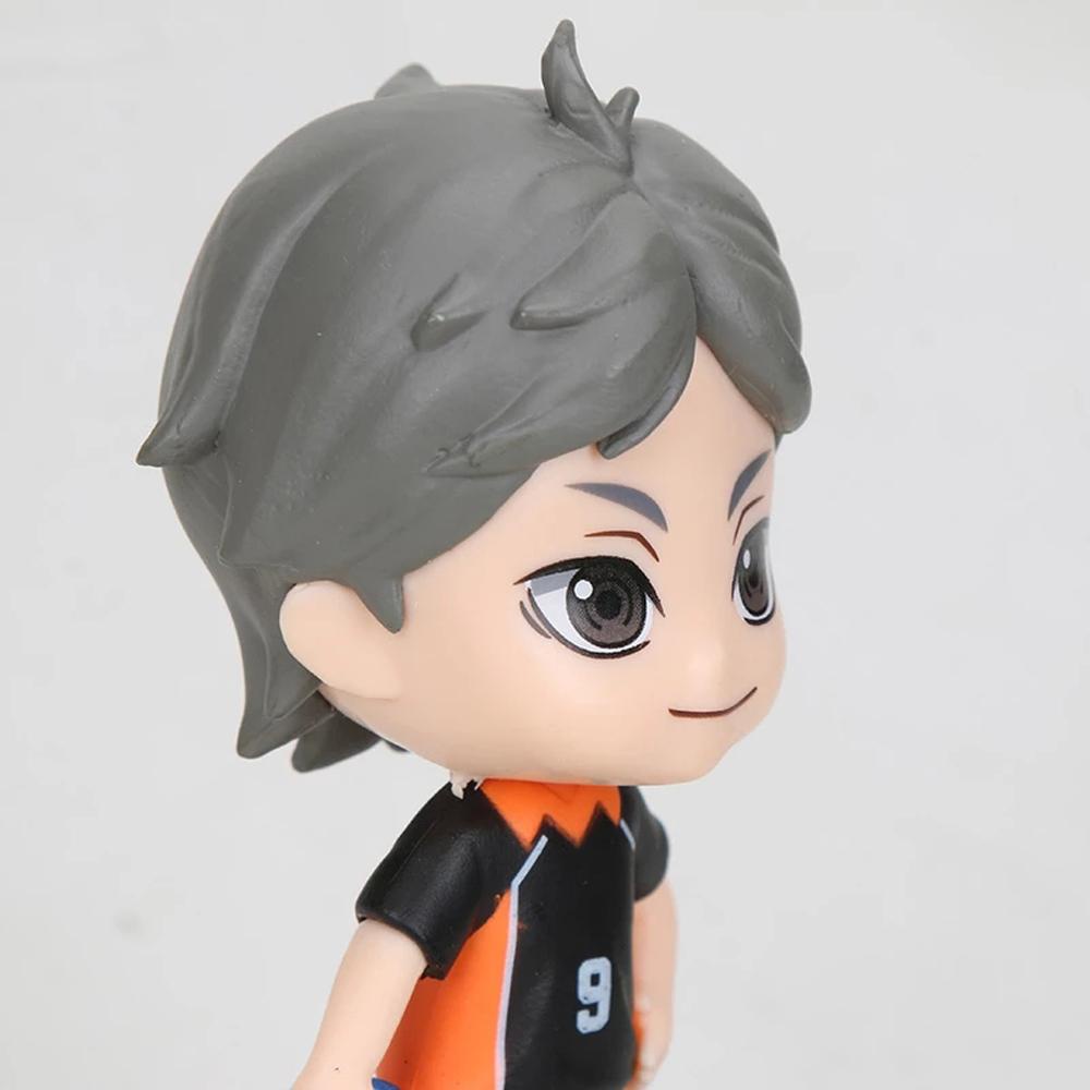 Lanfy Haikyuu Figure PVC 4pcs/set Figure Mainan Yu Nishinoya Action Figure Tobio Kageyama