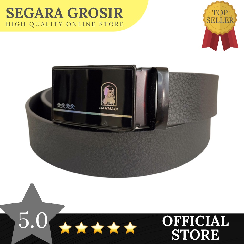 GESPER PRIA PREMIUM LEATHER KULIT MODEL MEN BELT REL IKAT PINGGANG KANTOR FORMAL KEMEJA