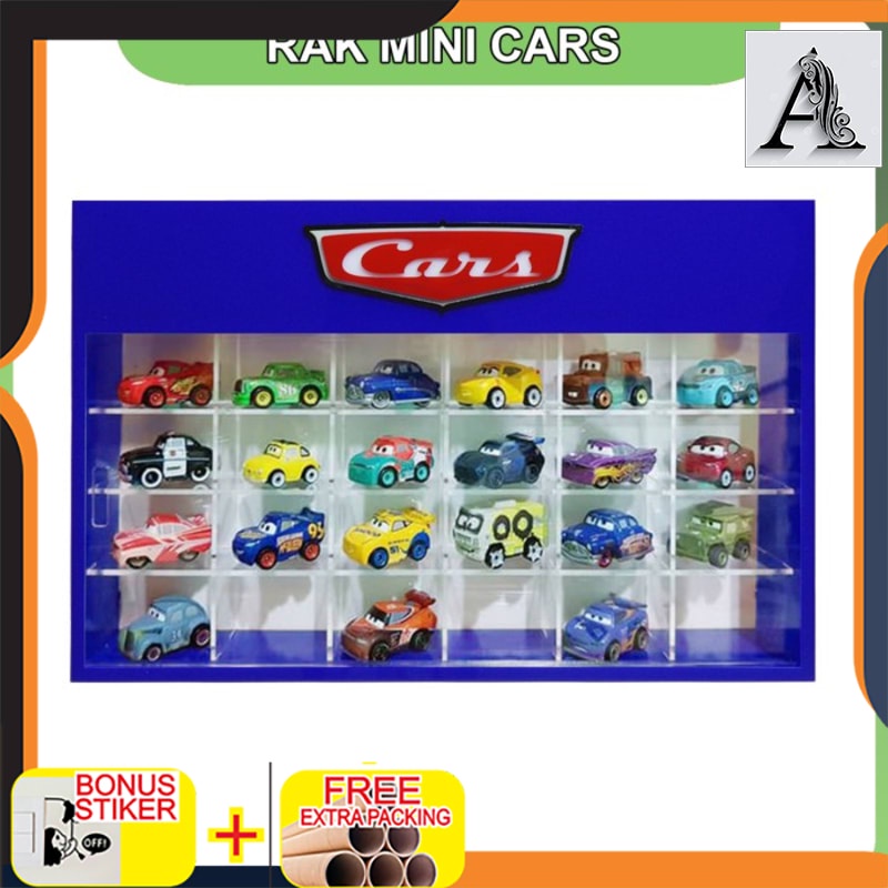 

Promo Rak Akrilik Diecast Mattel Disney CARS 3 Mini Racers 24 Navy