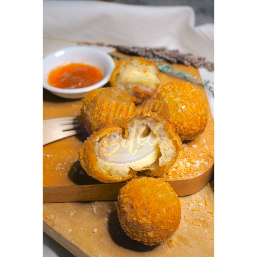 

Bitterballen Mozzarella (Makanan Beku/Frozen Food) Isi 10pcs | Frozen Food Bitterballen Mozzarella | Maike Bites