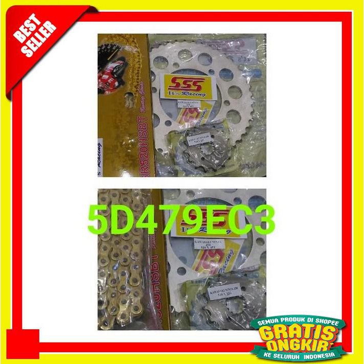 PROMO GEAR SSS NINJA 250 KARBU DAN FI