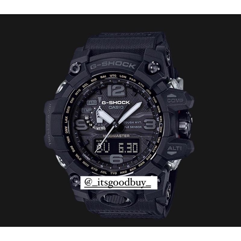 Casio G-Shock Mudmaster - GWG10001A1DR - Triple Sensor - Black