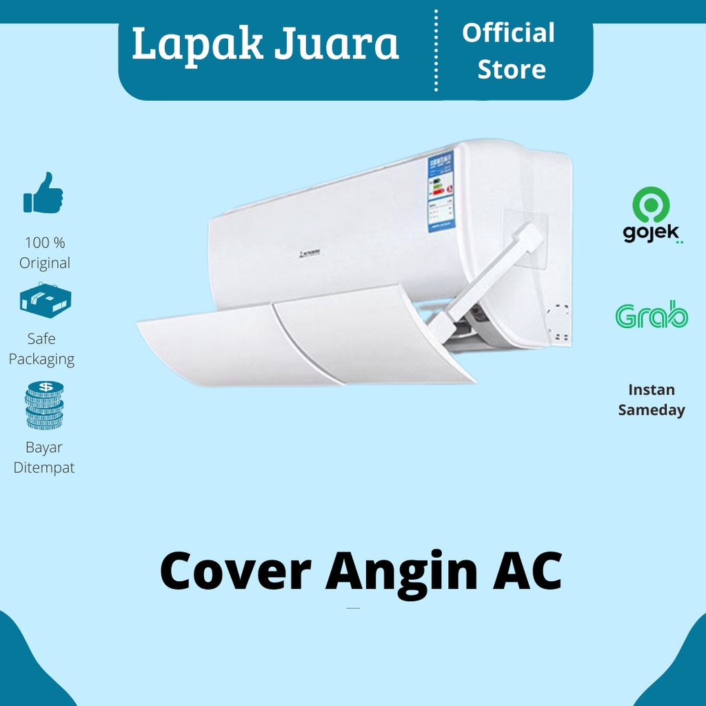 Cover Ac Rumah | Cover Angin AC | Cover Ac | Cover Ac Indoor | Penghalang Angin AC | Penghalang Angi