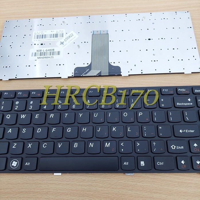 Keyboard LAPTOP LEN G480 G485 V480 V485 B480 B485 HITAM 3 BAUT -HRCB