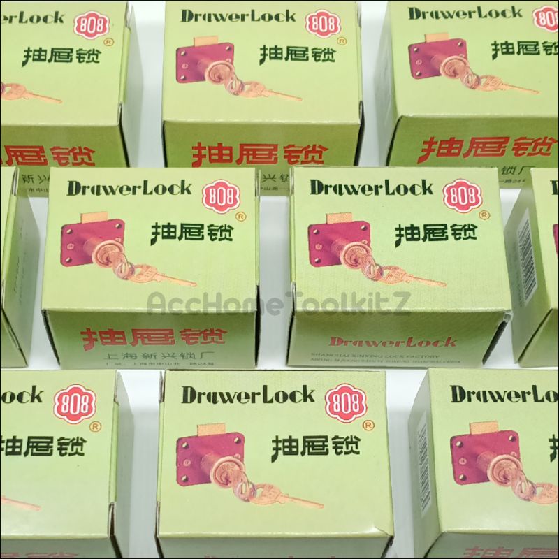Kunci Laci Lemari ASLI Shanghai 808 Kecil 16MM / Drawer Lock