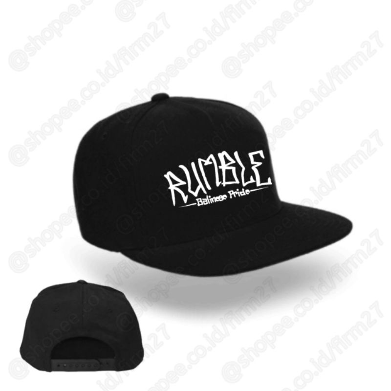 TOPI PRIA/HIPHOP/SURF/SNAPBACK RUMBLE - HAT RUMBLE BALINESE PRIDE