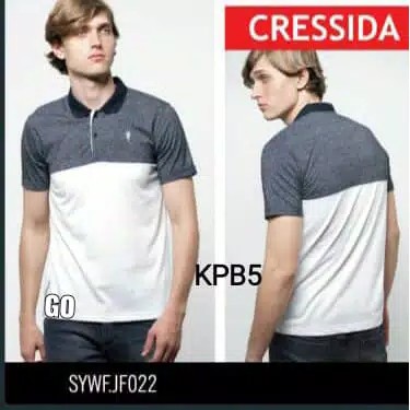 gos KPB CRESSIDA KAOS POLO KERAH Cowok Pakaian Pria Baju Polo Berkerah