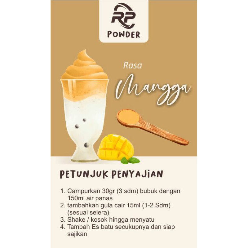

bubuk minuman rasa mangga