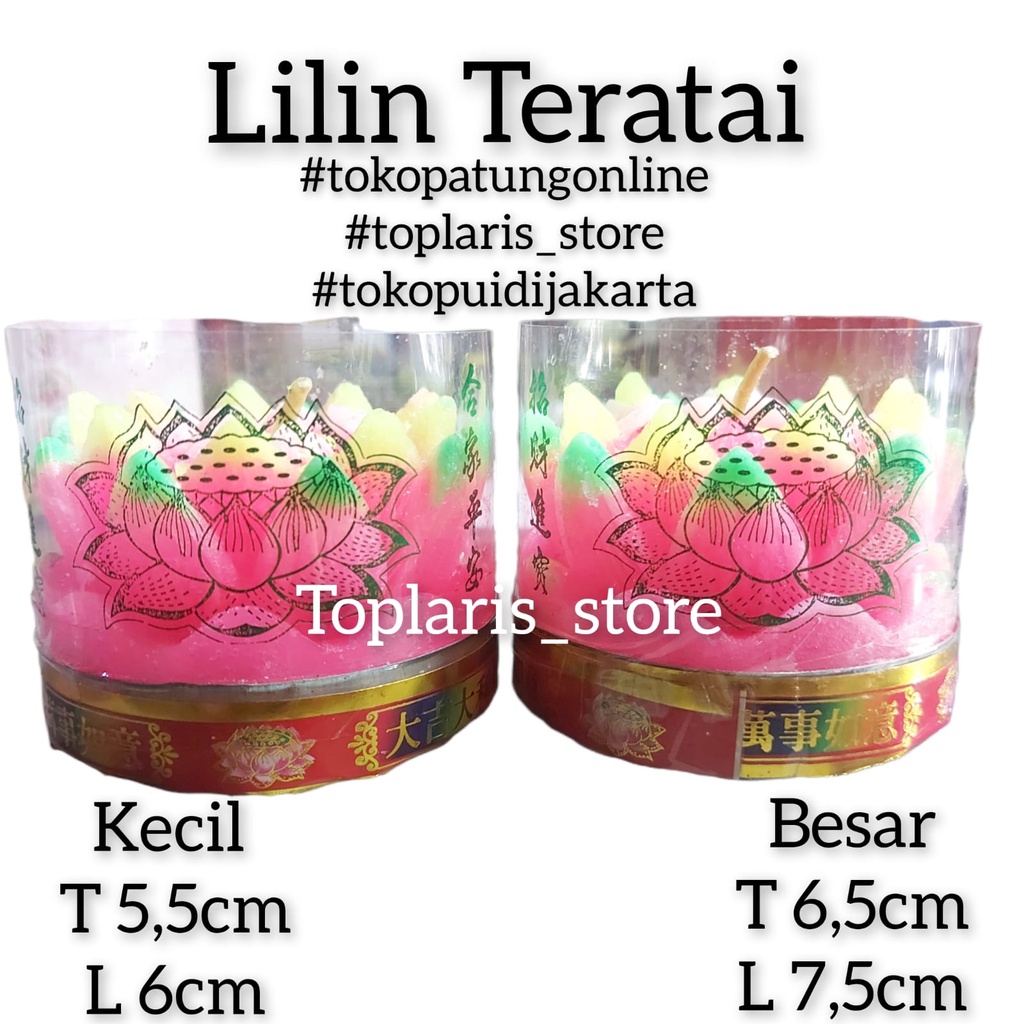 Lilin Teratai Besar New 022