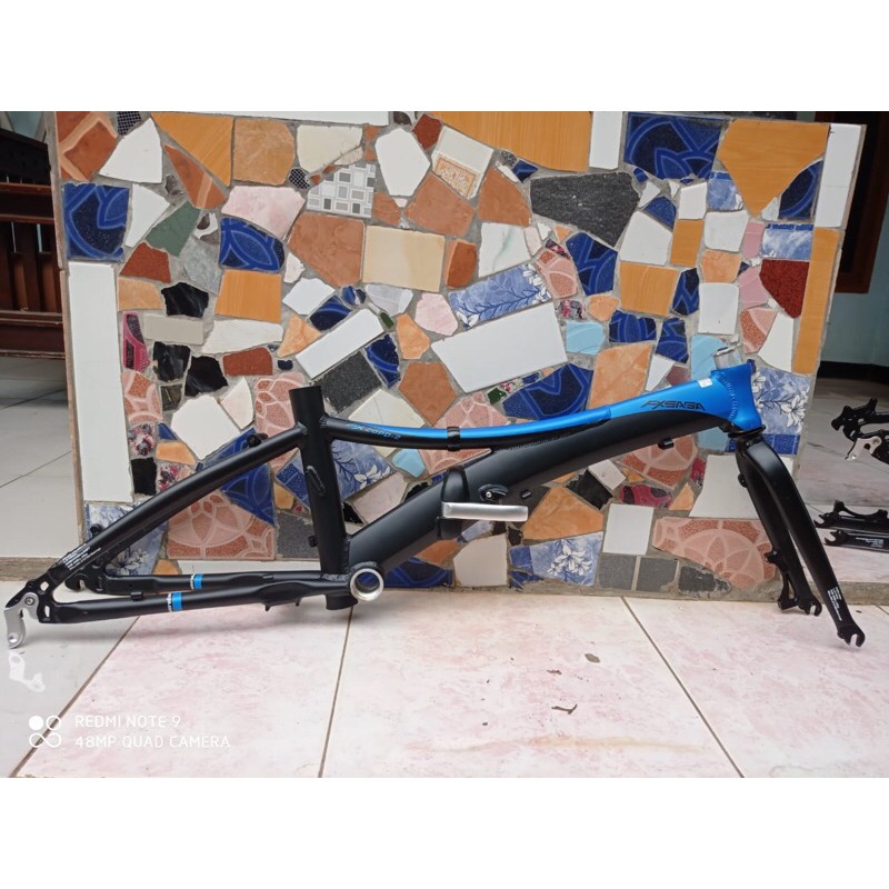 Frame sepeda lipat seli FXsaga 20inc alloy