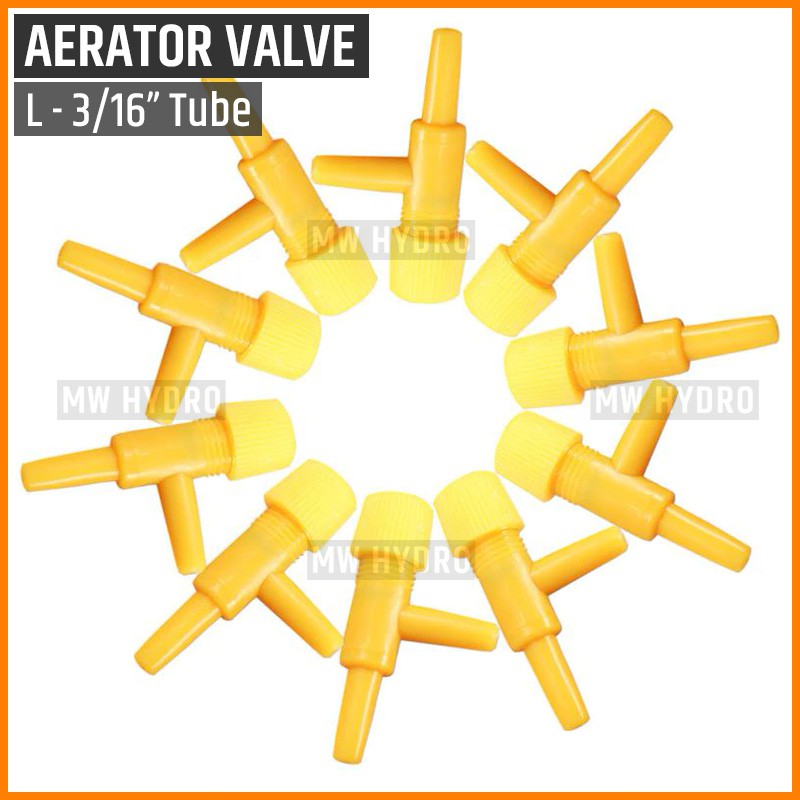 Valve / Keran Selang Aerator Akuarium 3/16&quot;