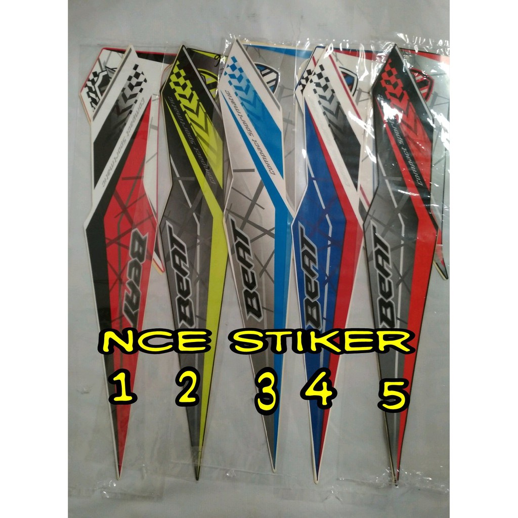 STIKER STRIPING HONDA BEAT FI 2016
