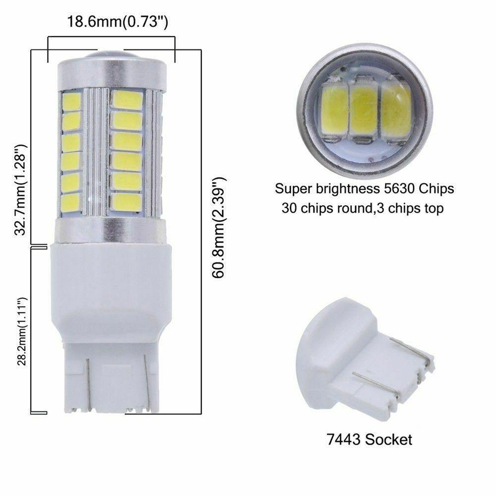 Populer Lampu Mundur Cadangan Mobil Putih5730Lampu Sein T20 W21/5W7443