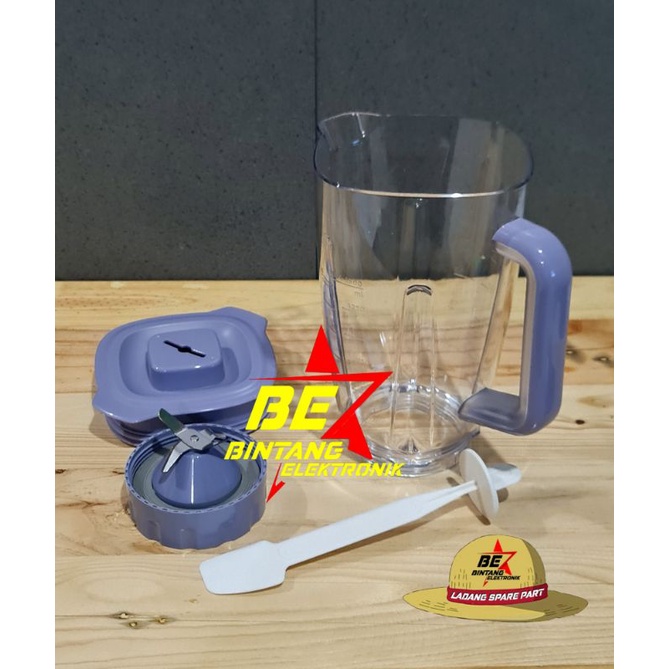 Set Gelas Jus Blender Philips Hr 2221 2222 2223 Set Plastik Glas Tabung Jar