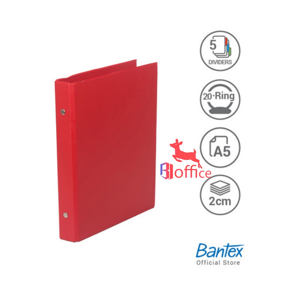 

Bantex School Binder A5 1324 Loose Leaf Ring Besi Murah