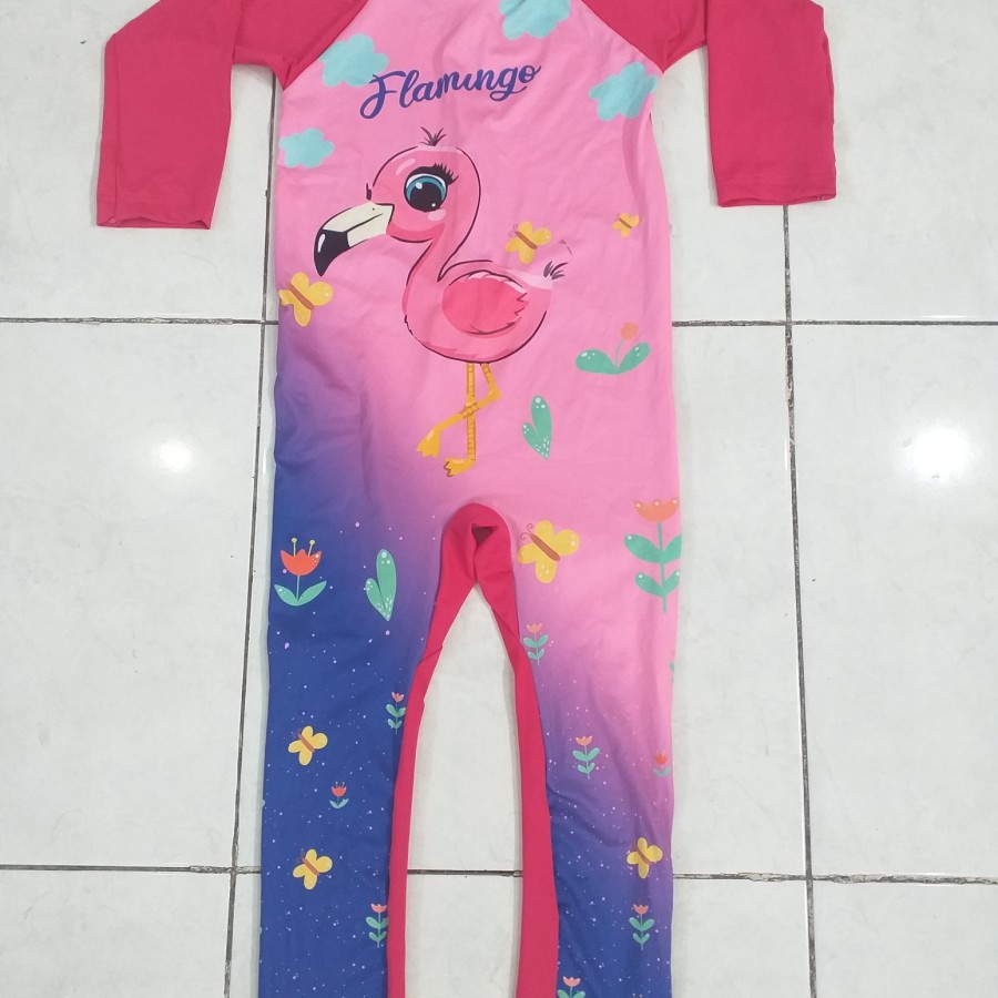 Baju Renang Diving Anak Laki laki Perempuan Tangan Setelan Panjang Top LUCU OKE