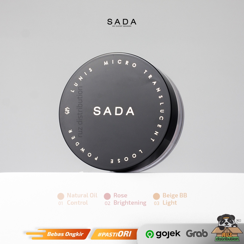 SADA Lunis Micro Translucent Loose Powder Bedak by Cathy Sharon