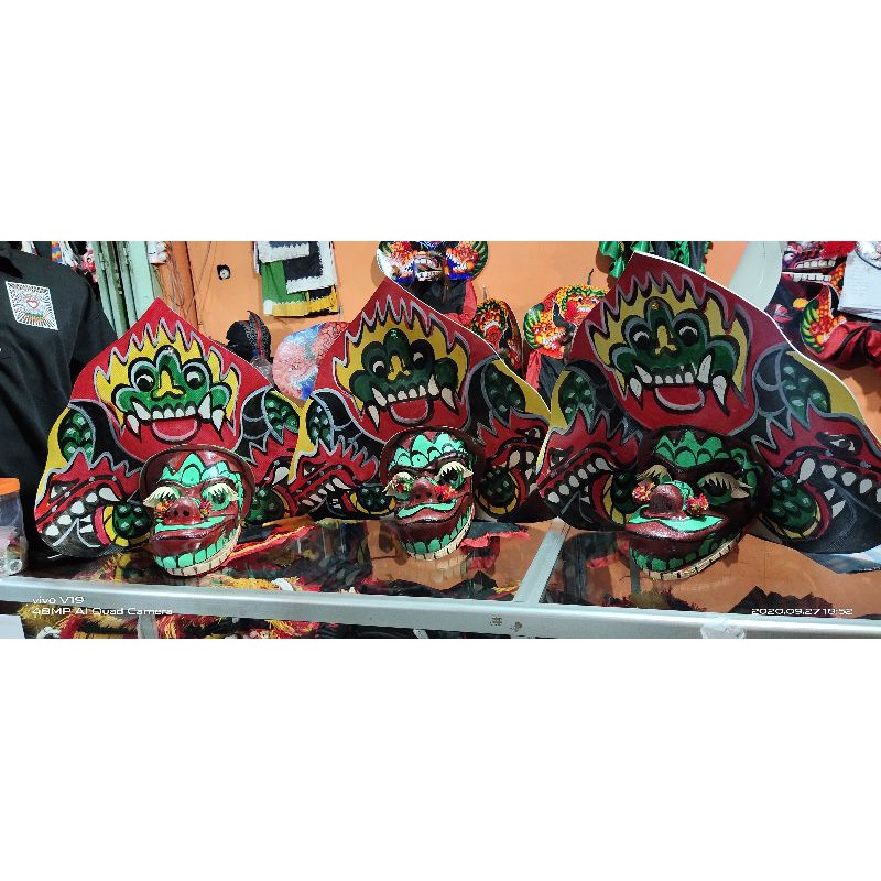 barongan spon anak kemul panjang murah / barongan / reog / pecut bopo / pecut / devil / ganongan / bujang ganong