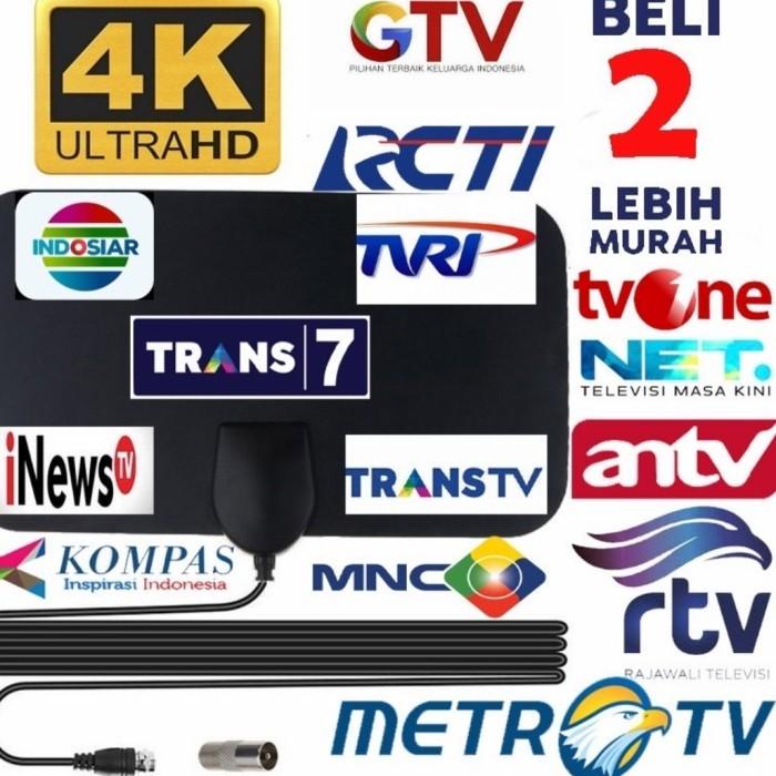 Pasang Antena Tv Digital Dvbt2 Lengkap Set Top Box Hd