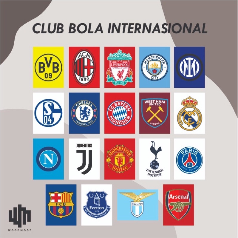 Dekorasi Dinding Club Sepak Bola Internasional (Part 2)