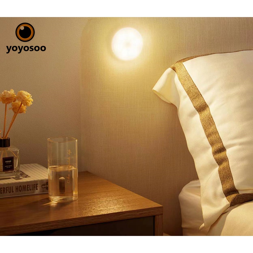 LAMPU TIDUR SENSOR GERAK LED / LAMPU LEMARI/ LAMPU EMERGENCY YOYOSOO