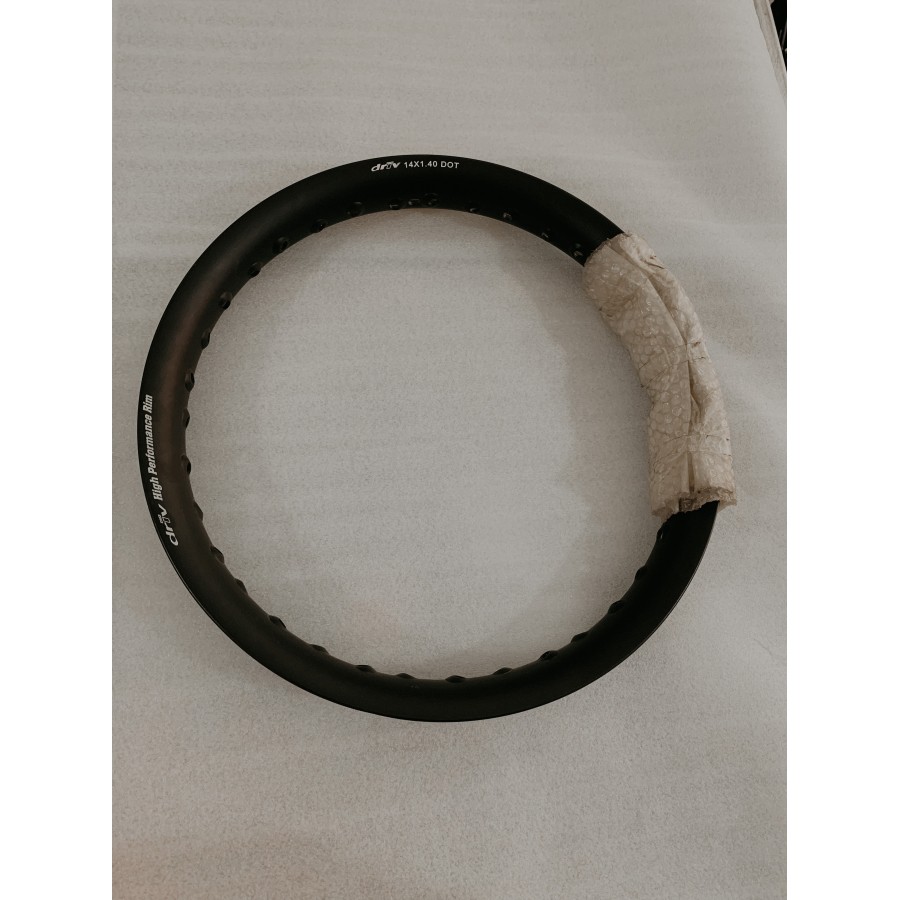 Velg Driv 140 x 14 Hitam Doff U-Shape 26H