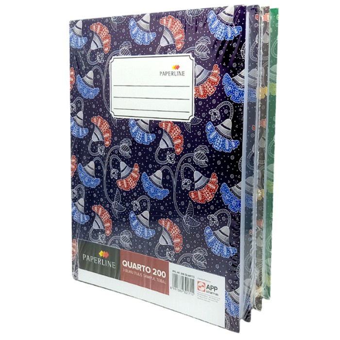 

Buku kwarto hard cover 200 lembar Paperline