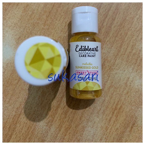 

Edible Art paint 15 Ml Sunkissed Gold