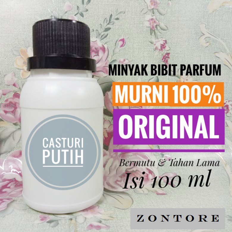 Parfum Casturi Putih-Bibit Parfum Kasturi Putih 100ml