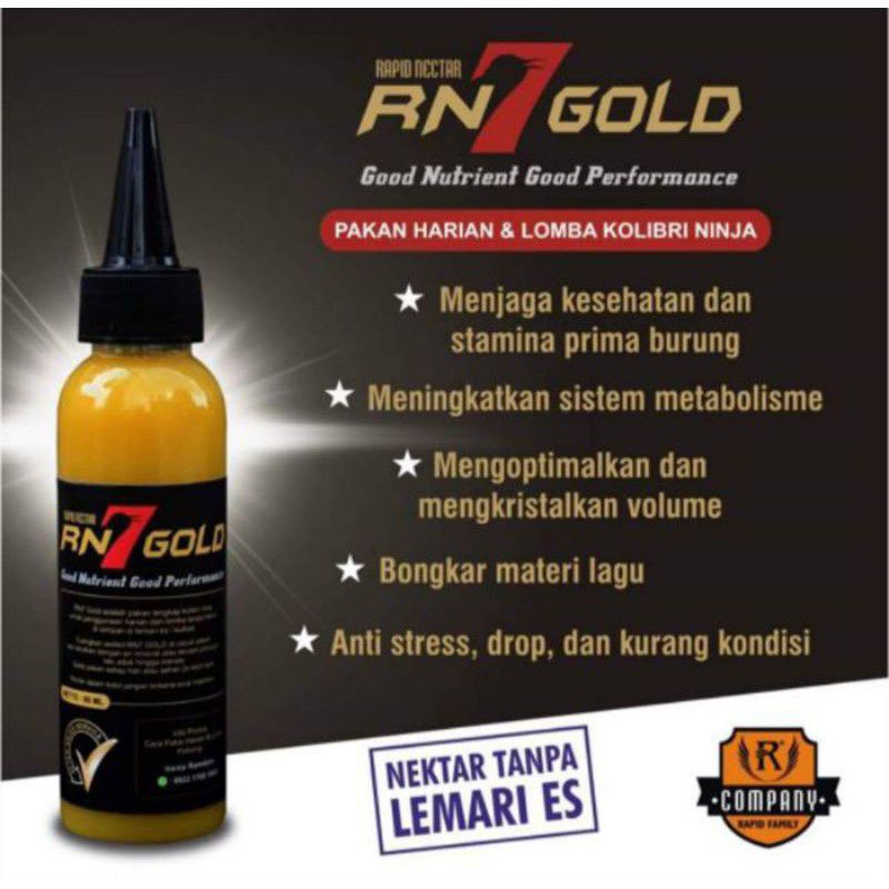 RN7 gold nectar RN 7 nexstar nextar konin Kolibri ninja Wulung sogon cucak ijo damer