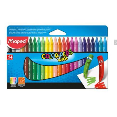 

wax crayon maped isi 24