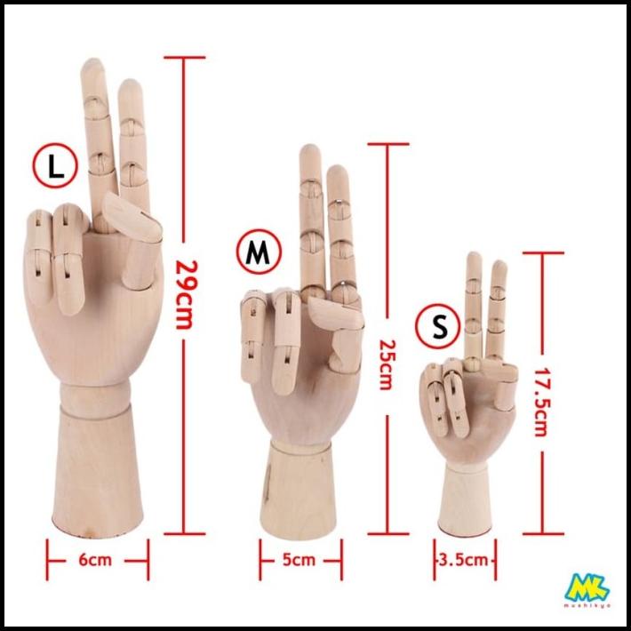 

Manekin Tangan Kayu - Wooden Hand