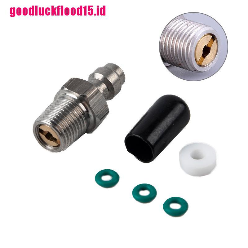 (LUCKID) Adaptor Pneumatik Quick Coupler Ukuran 8mm M10x1 Male Untuk Paintball