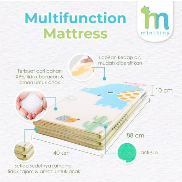 Minitiny Playmate  Matras Bayi Lipat 180x200cm