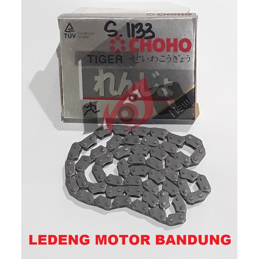 Rantai Keteng Tiger Chain Kamprat 2X3 102L Kualitas Japan