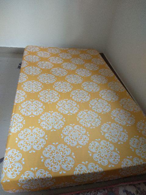 Sprei Waterproof Motif Bunga / Ukir / Polos / Packing Tas