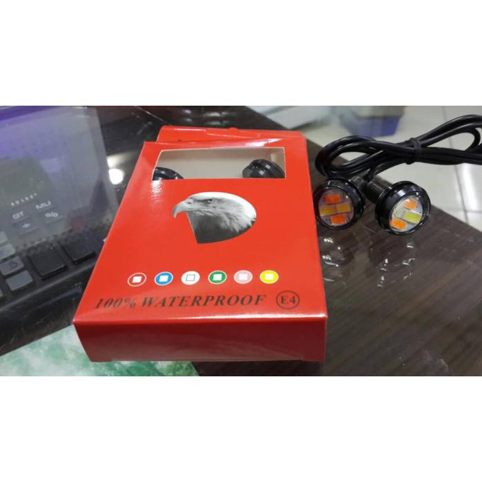 Eagle Eye Mata Elang Led Luxeon Kuning, Ice Blue, Hijau, Merah Best Quality