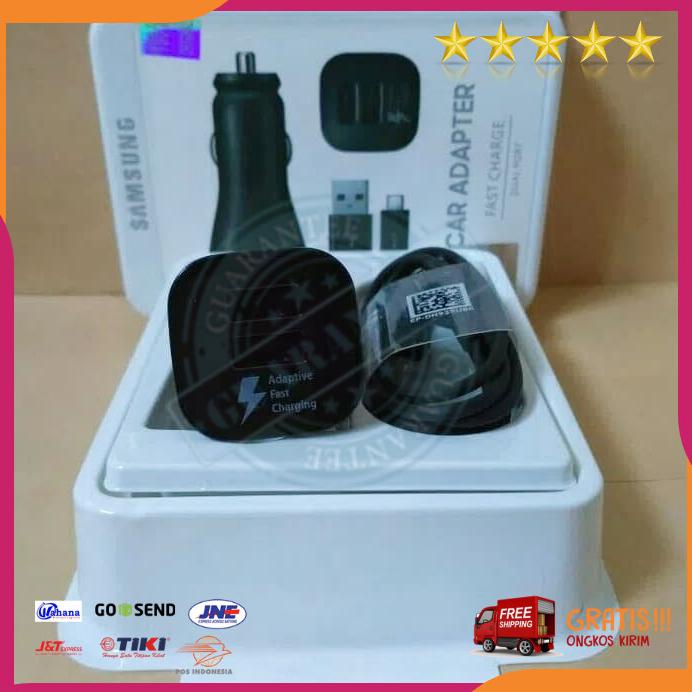 Acc Hp Car Adapter Charger Mobil Samsung 15W Fast Charging Original