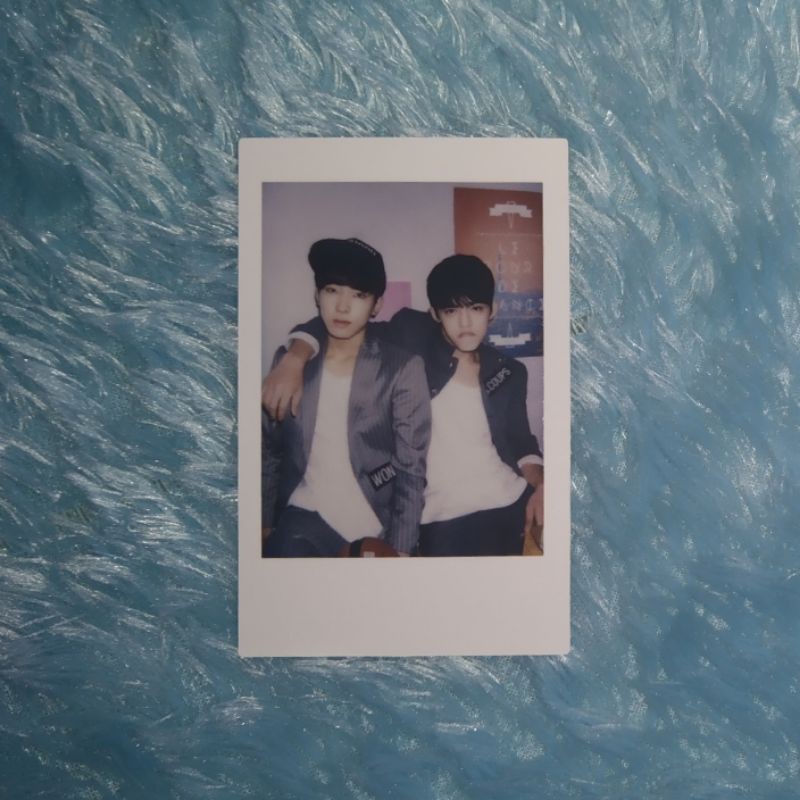 Wonwoo Seungcheol (Woncheol) 2016 Like Seventeen "Boy Wish" Encore Concert Polaroid