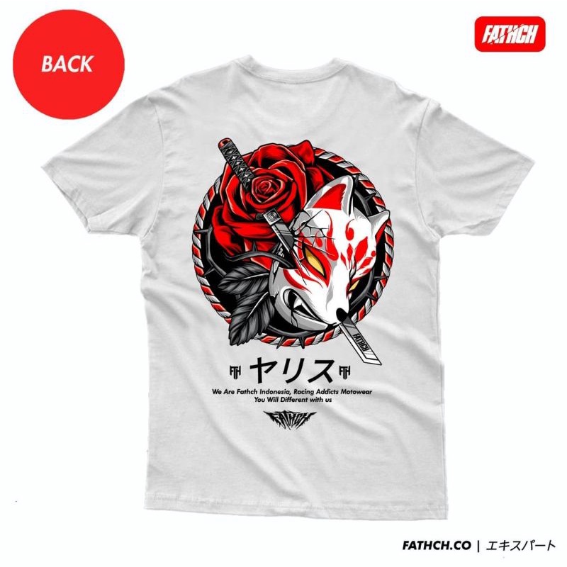 T-SHIRT FATHCH KITSUNE FLOWER ORIGINAL NEW LIMITED