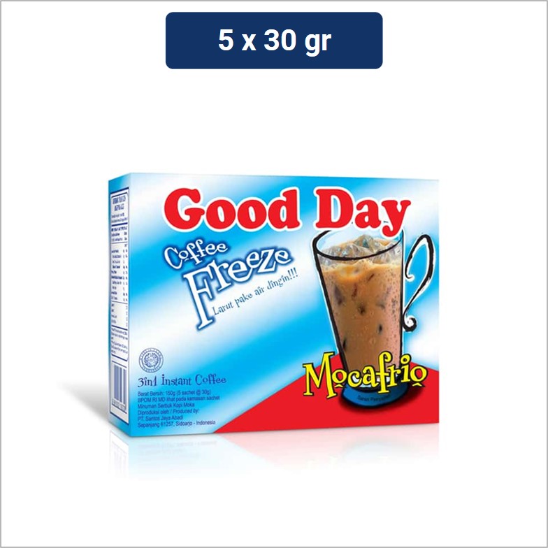 

Good Day Freeze Mocafrio 30gr x 5