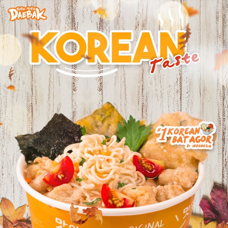 [ RECOMENDED] TOFU TOFU DAEBAK KOREAN BATAGOR SPICY &amp; ORIGINAL HALAL 100% MAKANAN INSTAN