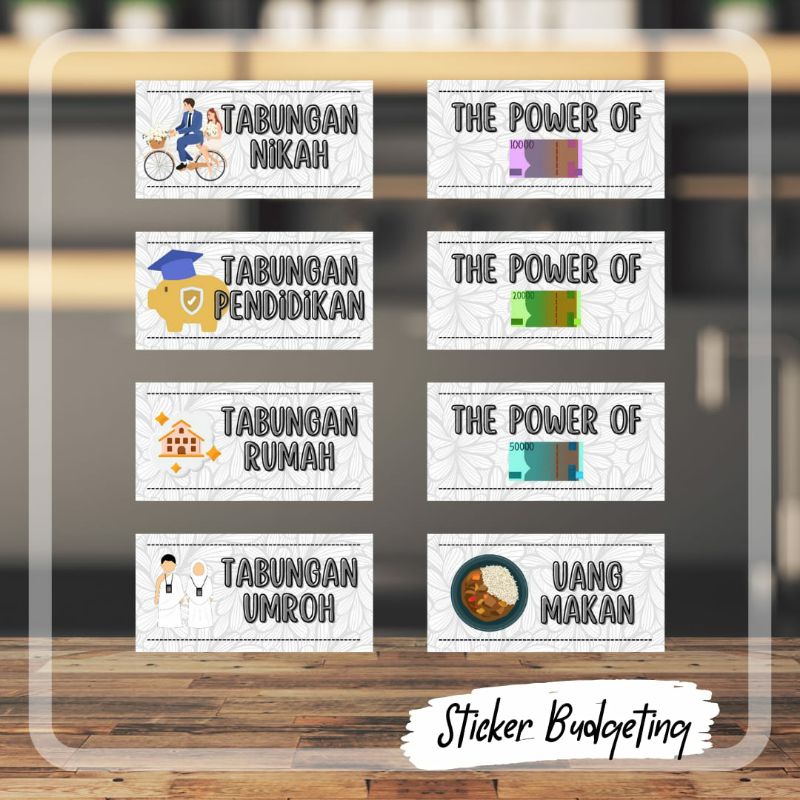 

Sticker Budgeting Dompet Disiplin Pintar Aesthetic Part 2