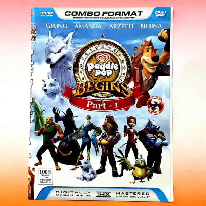 KASET VIDEO FILM PADDLE POP-FILM ANAK KARTUN TERLARIS-KADO MAINAN ANAK FILM KARTUN TERLARIS